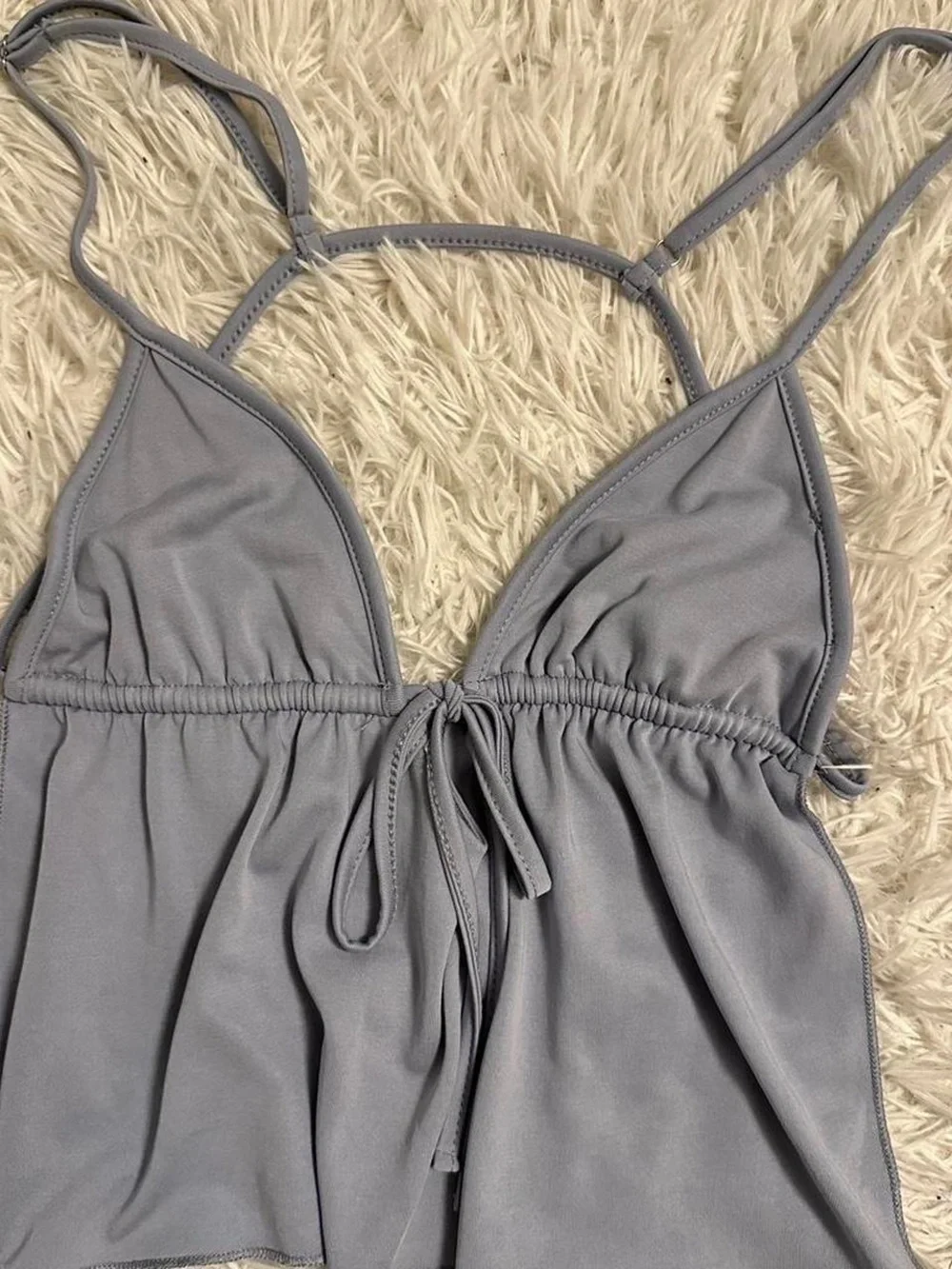 Edikted - Rylee Tie Front Open Back Top - Picture 4 of 5
